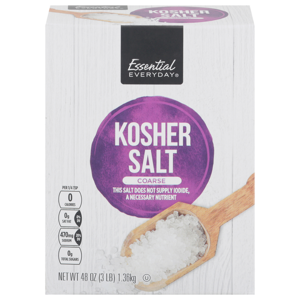 Condiments Essential Everyday Kosher Salt, Coarse hero