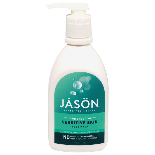 JĀSÖN Body Wash, Sensitive Skin, Fragrance Free hero