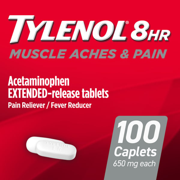 Muscles, Joints & Pain Relief TYLENOL 8 Hour Muscle Aches & Pain Tablets With Acetaminophen hero