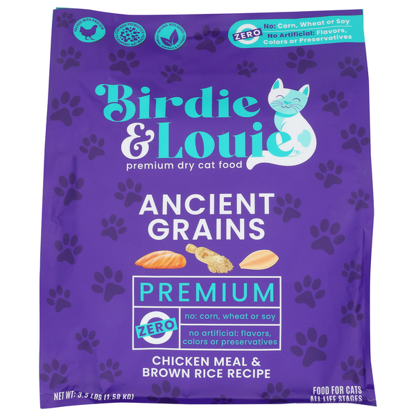 Cat Food & Care Birdie & Louie Ancient Grains Dry Cat Food hero