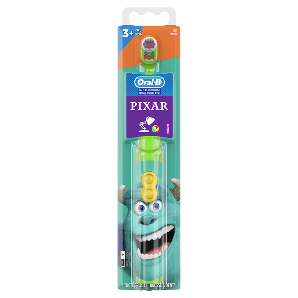 Oral Hygiene Oral-B Kid's Battery Toothbrush featuring Disney's Buzz Lightyear, Soft Bristles hero