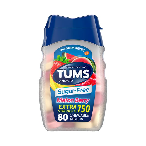 Digestion TUMS Extra Strength Sugar Free Antacids hero