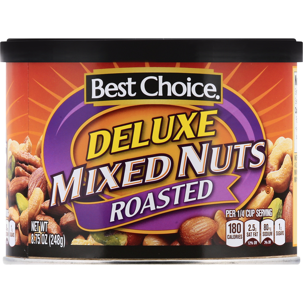 Nuts, Seeds & Dried Fruit Best Choice Mixed Nuts, Deluxe, Roasted hero