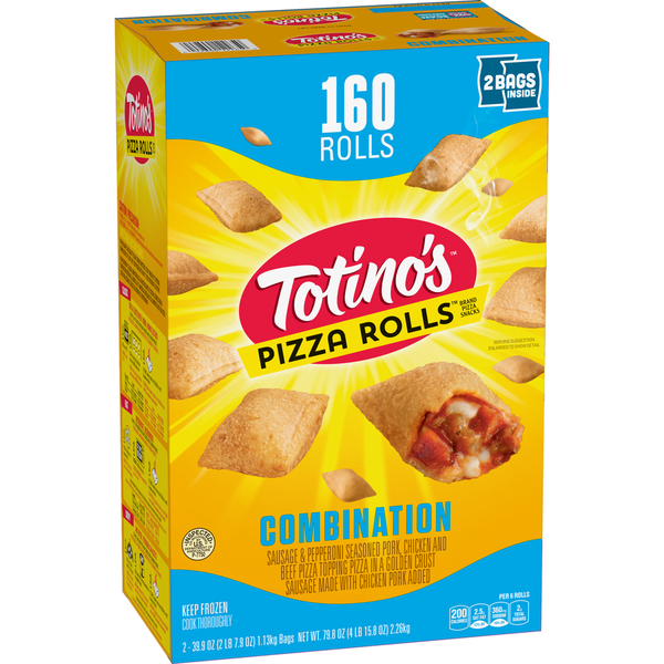 Crackers Totino's Pizza Rolls, Combination, Frozen Snacks hero