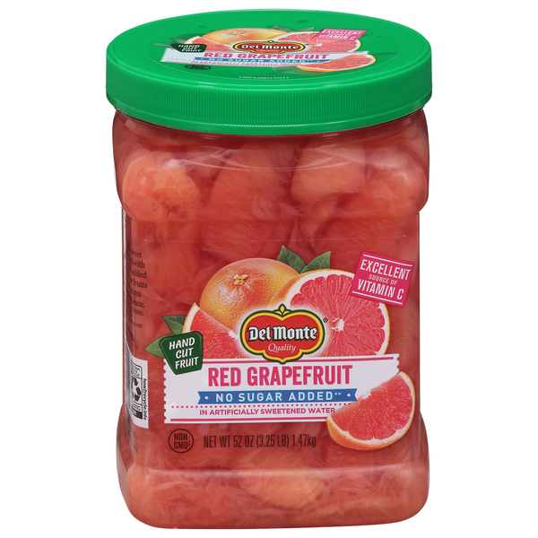 Canned & Jarred Vegetables Del Monte Red Grapefruit, No Sugar Added hero