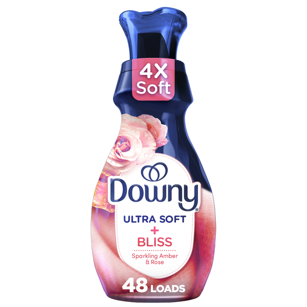 Laundry Downy Infusions Liquid Fabric Softener, BLISS, Amber and Rose hero