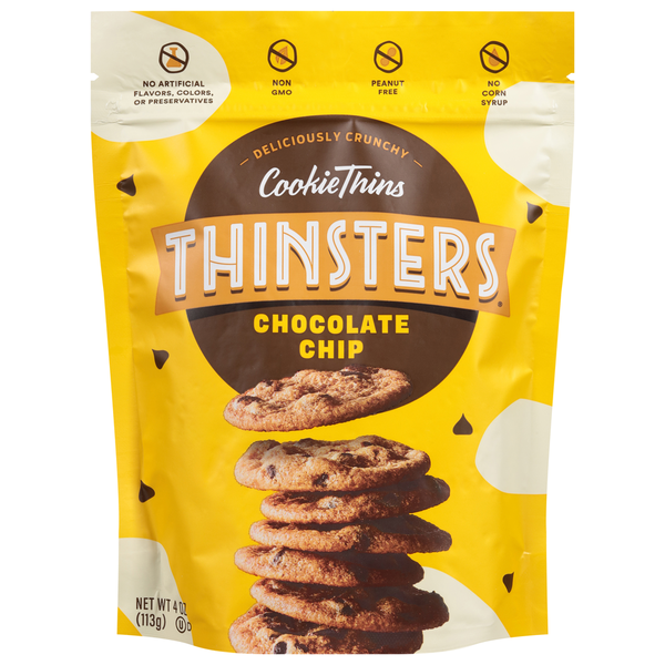 Thinsters Cookie Thins, Chocolate Chip hero