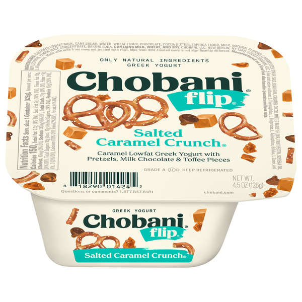 Yogurt Chobani Yogurt, Greek, Salted Caramel Crunch hero