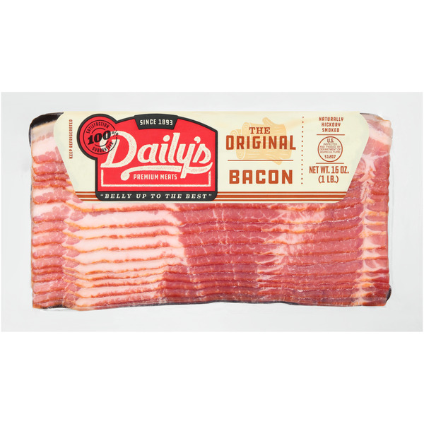 Bacon & Breakfast Meat Daily's The Original Hickory Smoked Bacon hero