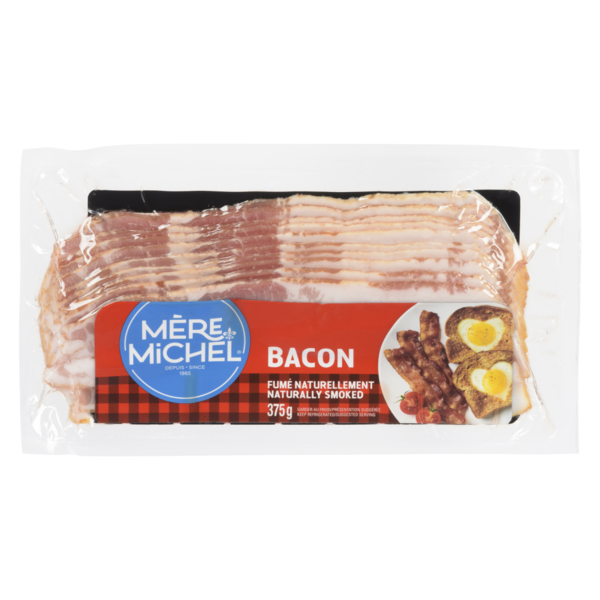 Hot Dogs, Bacon & Sausage Mère Michel Naturally Smoked Bacon hero