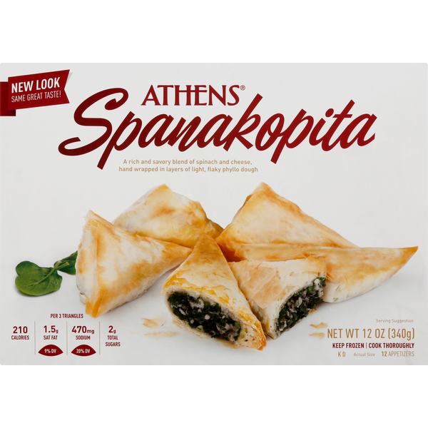 Frozen Appetizers & Sides Athens Spanakopita hero