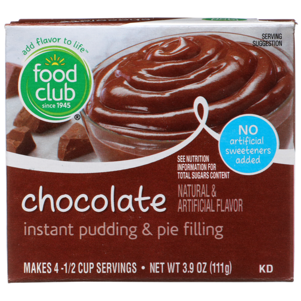 Doughs, Gelatins & Bake Mixes Food Club Chocolate Instant Pudding & Pie Filling hero