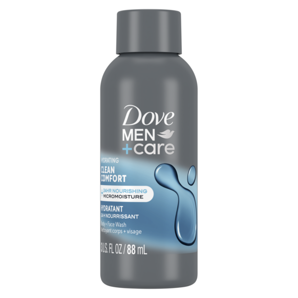 Toiletries Dove Men+Care Body Wash And Face Wash Clean Comfort hero