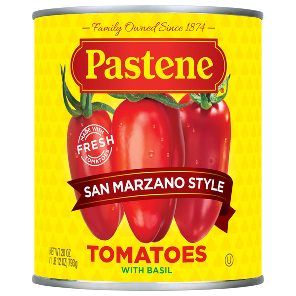 Canned & Jarred Vegetables Pastene San Marzano Style Tomatoes hero