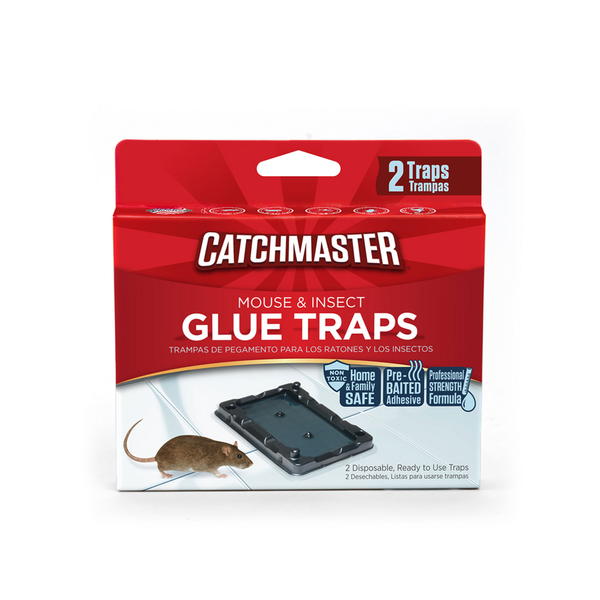 Insect and Pest Protection Catchmaster Mouse & Insect Glue Traps, Sticky Glue Traps hero