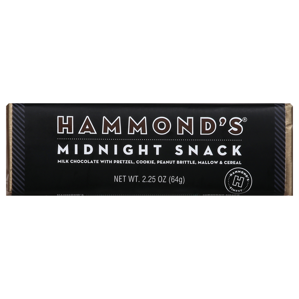 Candy & Chocolate Hammond's Milk Chocolate, Midnight Snack hero