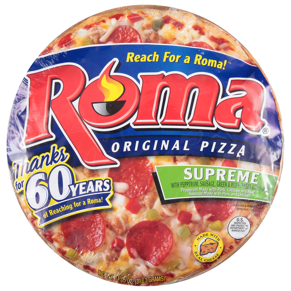 Frozen Pizza Roma Pizza, Supreme, Original hero