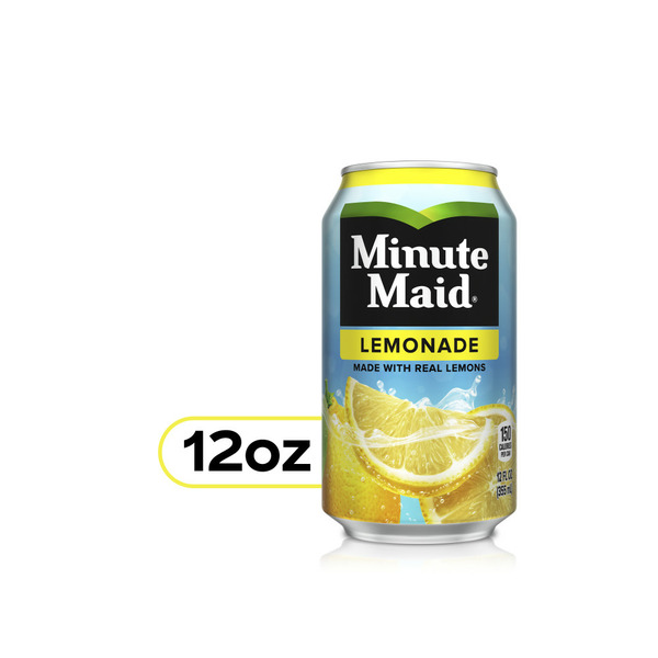 Juice & Nectars Minute Maid Lemonade Made W/ Real Lemons hero