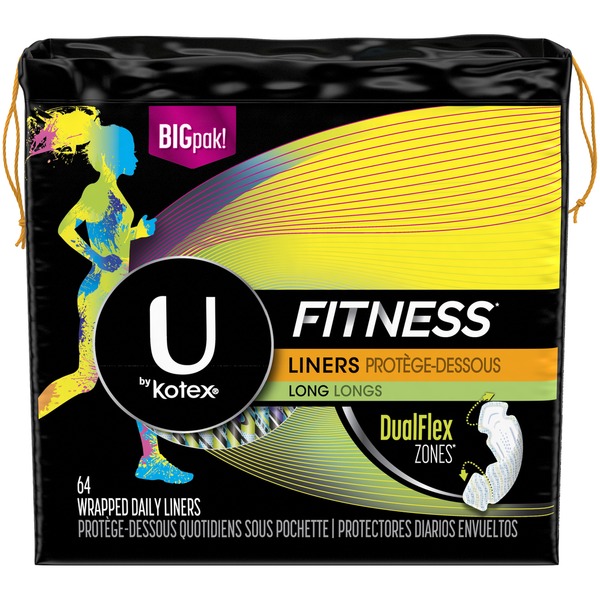 Feminine Care U by Kotex Fitness Panty Liners hero