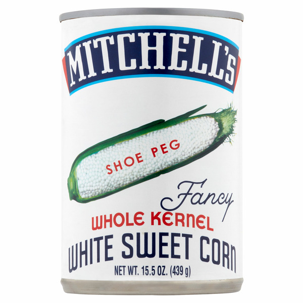 Canned & Jarred Vegetables Mitchell's Gourmet Foods Shoe Peg Whole Kernel White Sweet Corn hero