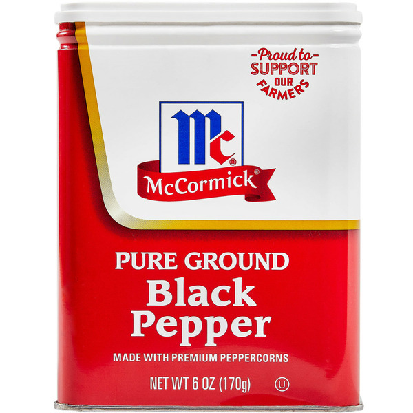 Spices & Seasonings McCormick® Pure Ground Black Pepper hero