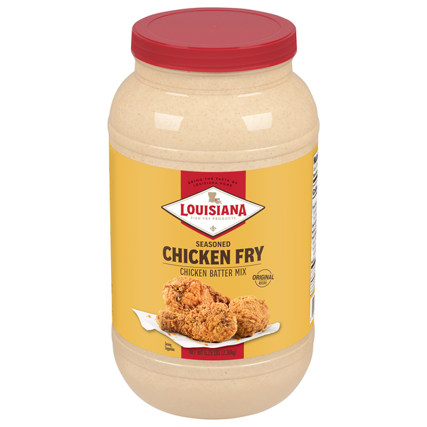 Marinades & Meat Preparation Louisiana Fish Fry Products Chicken Batter Mix, Chicken Fry, Seasoned, Original Recipe hero