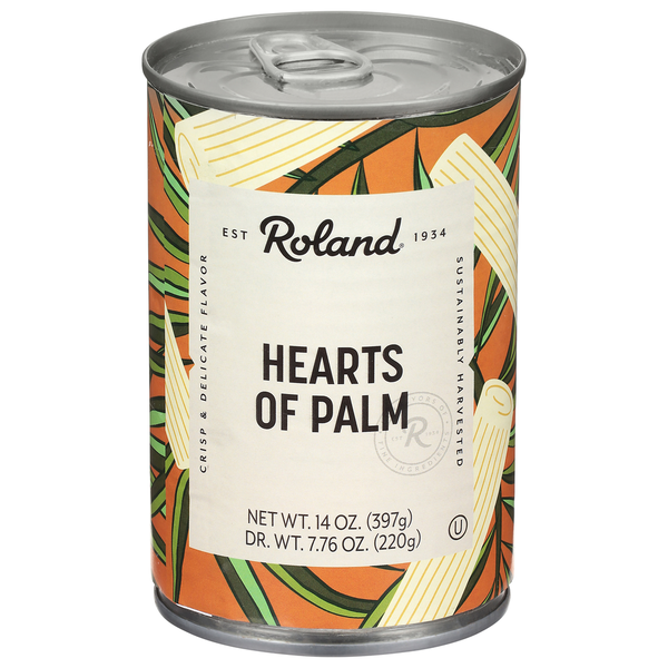 Canned & Jarred Vegetables Roland Foods Hearts of Palm hero