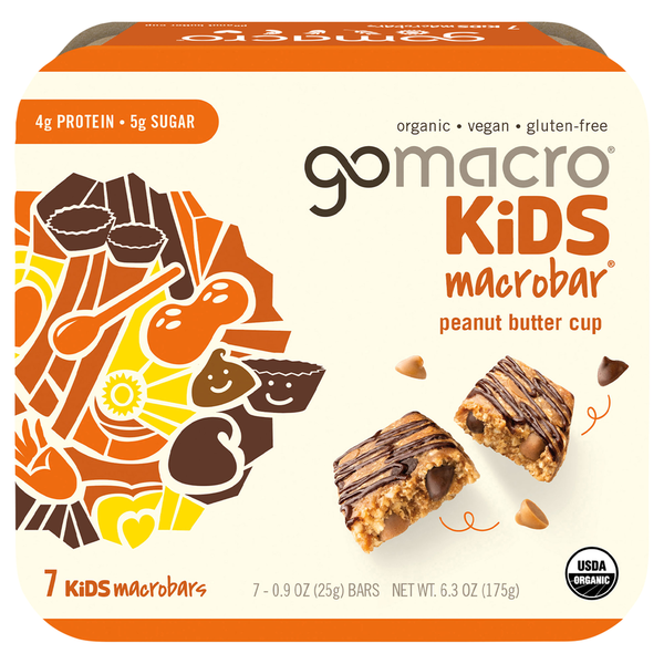 Protein & Meal Replacements GoMacro MacroBars, Peanut Butter Cup hero