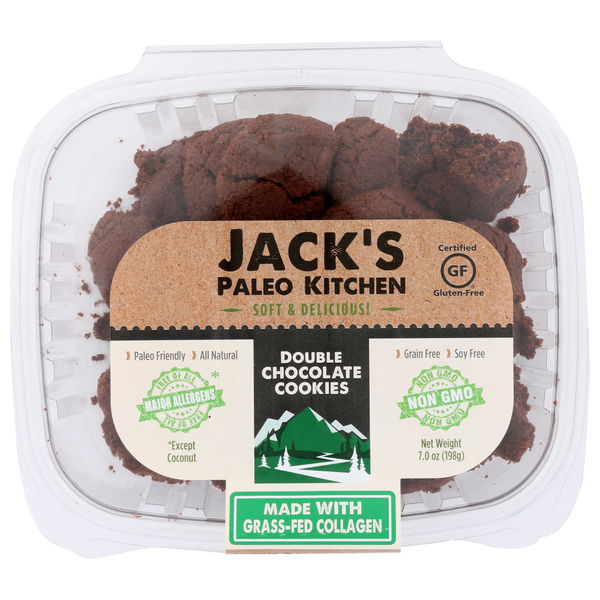 Cookies & Cakes Jack's Paleo Kitchen Double Chocolate Cookies hero