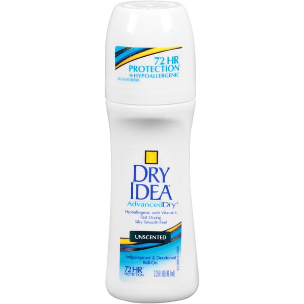 Deodorants Dry Idea AdvancedDry Antiperspirant Deodorant Roll On, Unscented hero