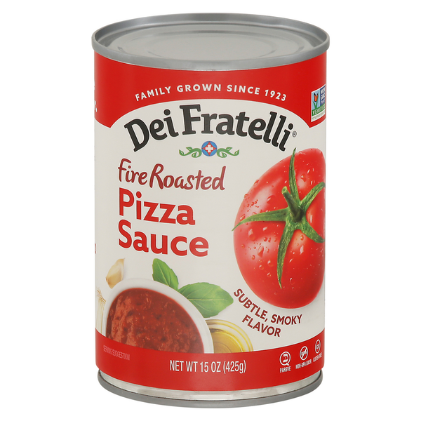 Canned Fruit & Applesauce Dei Fratelli Pizza Sauce, Fire Roasted hero