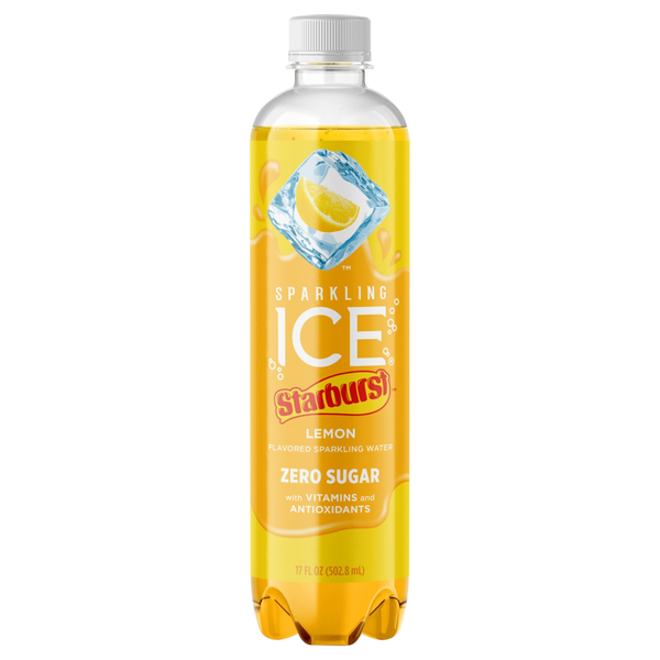 Water, Seltzer & Sparkling Water Sparkling Ice Sparkling Water, Lemon Flavored, Zero Sugar hero