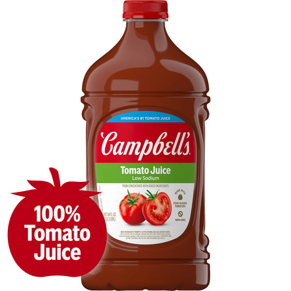 Juice & Nectars Campbell's Low Sodium 100% Tomato Juice hero