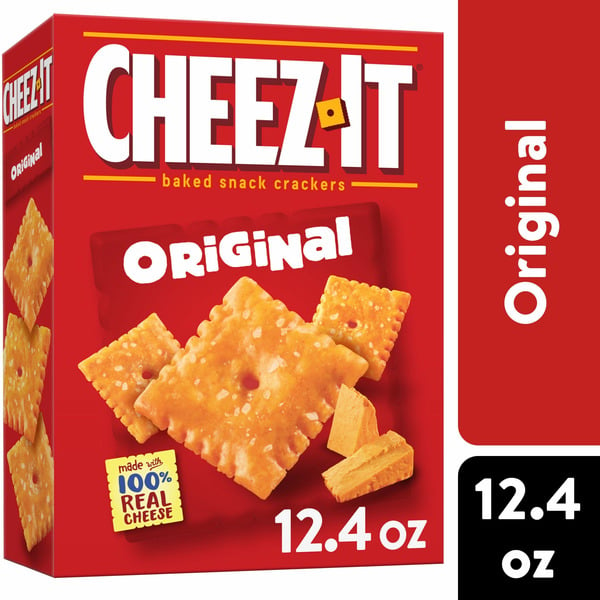 Crackers Cheez-It Cheese Crackers, Baked Snack Crackers, Lunch Snacks, Original hero