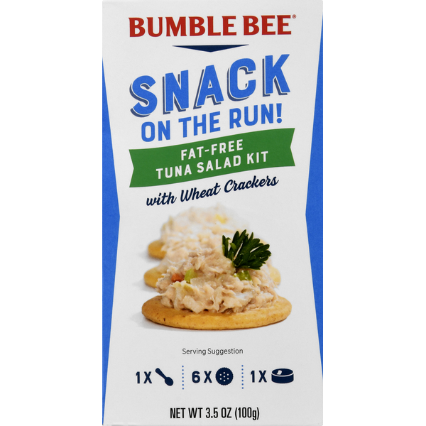 Canned Meat & Seafood Bumble Bee Tuna Salad Kit with Wheat Crackers, Fat-Free hero