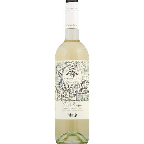 White Wines Vigneti del Sole Pinot Grigio, 2016 hero