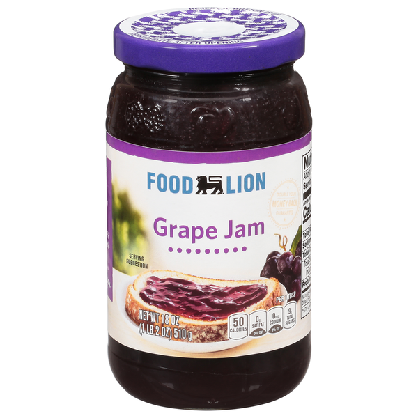 Spreads, Jam & Jelly Food Lion Concord Grape Jam hero