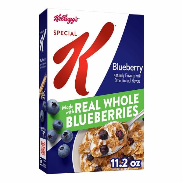 Kellogg’s Special K Breakfast Cereal, Fiber Cereal, Family Breakfast, Blueberry hero