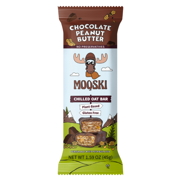 Energy & Granola Bars Mooski Chocolate Peanut Butter Chilled Oat Bar hero