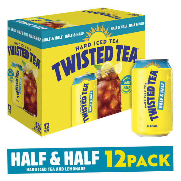 Beers & Coolers Twisted Tea Half & Half, Hard Iced Tea hero