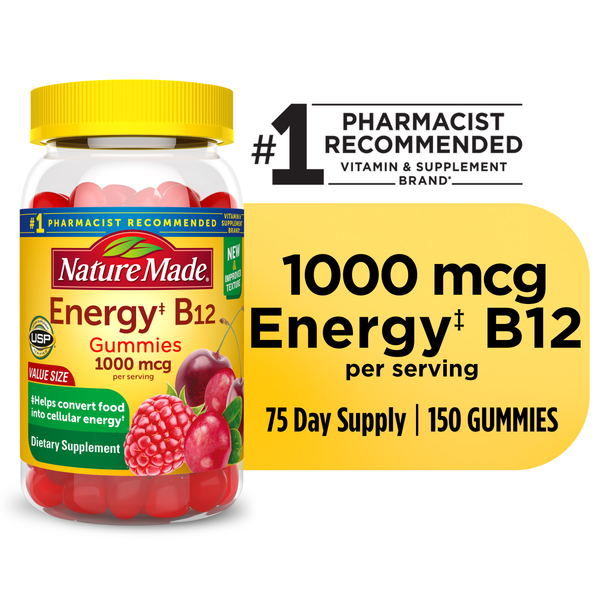 Nature Made Energy B12 1000 mcg Gummies hero