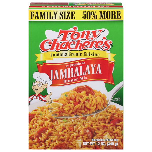 Grains, Rice & Dried Goods Tony Chachere's Dinner Mix, Jambalaya, Creole hero