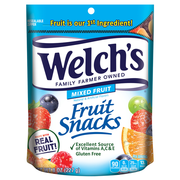 Fruit & Vegetable Snacks Welch's Fruit Snacks, Mixed Fruit hero