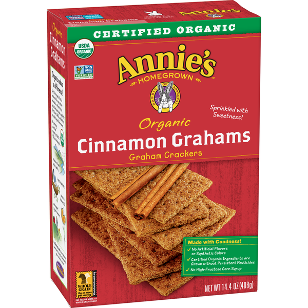 Cookies & Cakes Annie's Organic Cinnamon Graham Crackers hero