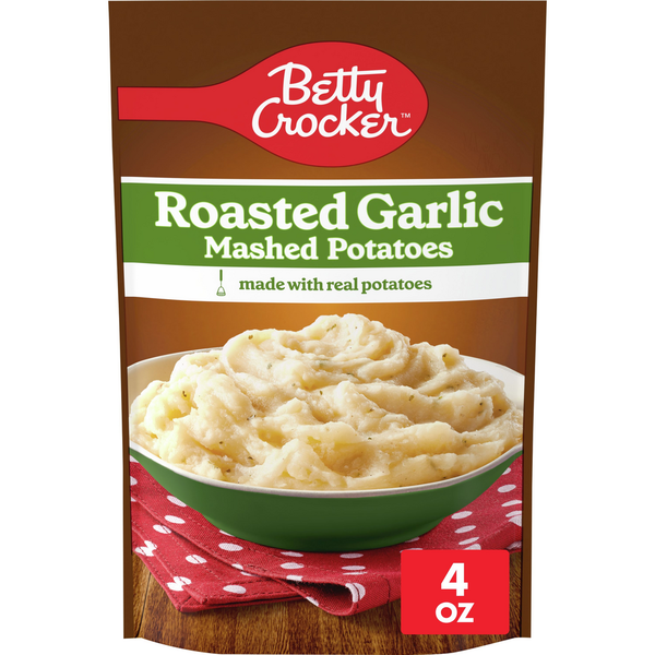 Betty Crocker Roasted Garlic Mashed Potatoes hero