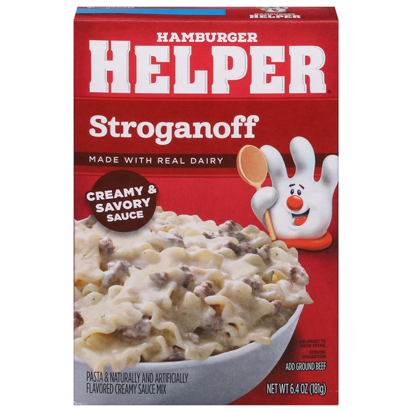 Instant Foods Hamburger Helper Pasta & Sauce Mix, Stroganoff hero