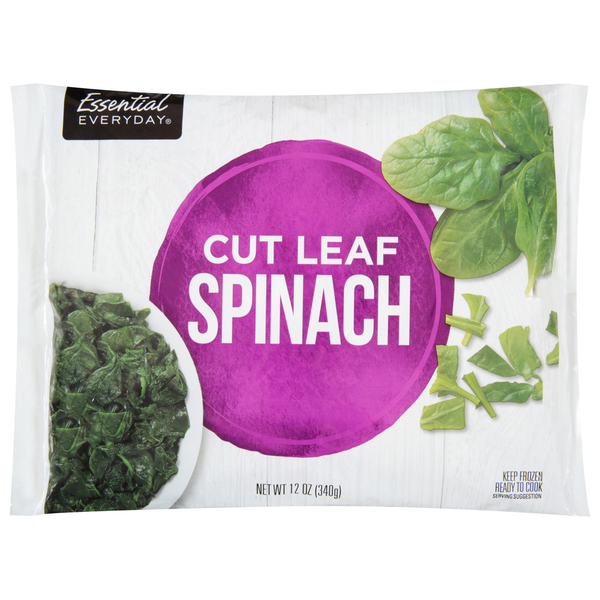 Fresh Vegetables Essential Everyday Spinach, Cut Leaf hero