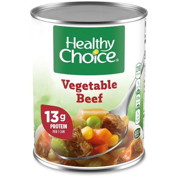 Soup, Broth & Bouillon Healthy Choice Vegetable Beef Canned Soup hero