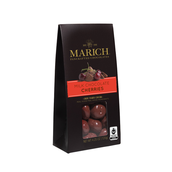 Milk Marich Pancrafted Chocolates Milk Chocolate Cherries hero