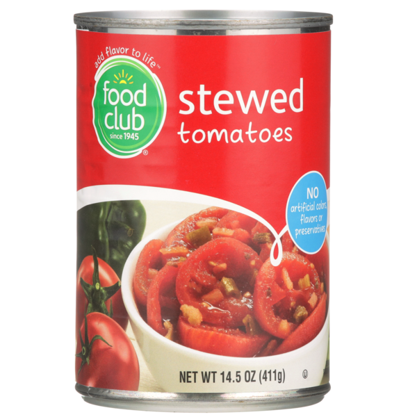 Canned & Jarred Vegetables Food Club Stewed Tomatoes hero